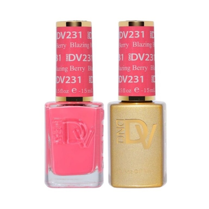 DND Gel & Polish Diva Duo – 231 Blazing Berry